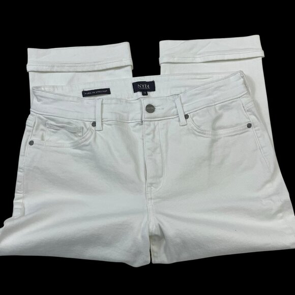 NYDJ Not Your Daughter's Jeans Marilyn Straight crop jeans 12 - Picture 1 of 3